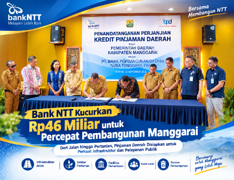 Bank NTT Kucurkan Rp46 Miliar untuk Percepat Pembangunan Manggarai